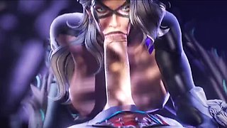 Asian Babe Thesaradeyy Gets Spider-Man Doggystyle in Public Outdoor Blowjob Fuck