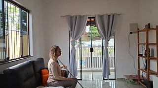 The blind woman went to the gynecologist appointment.