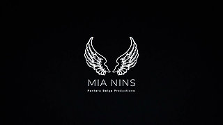 Brazilian Latina Mianins in Chic Black Lingerie Seduction and Solo Masturbation