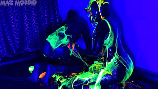 Uv Wet and Messy Gimpy Gas Mask Fun with Patricia