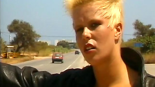 Vintage German anal scene with hot sluts