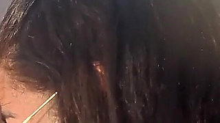 MILF Sucks Cock and Swallows Cum on the Beach POV