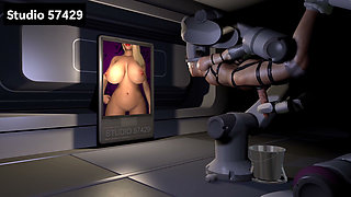 Cumming Admiring the Female Body, BDSM Machine
