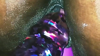 Double Toy Play Ass Pussy & Feet (dildo & Vibrator POV)
