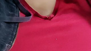 Great Big Boobs On Masturbating Redhead