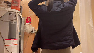 wipe clean pussy after pee amazing feel