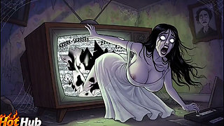 Ghost came outside the tv and fuck the lonely boy ghost fucking vide sexy ghost