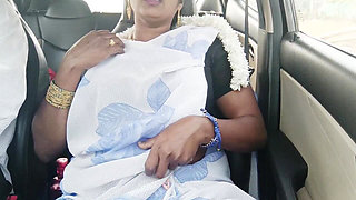 E -2, Full Video, Car Sex, Telugu Dirty Talks, Indian Beautiful Sexy Saree Housewife with Son in Law Romantic Journey