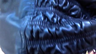 Public cougar cockriding lucky stranger