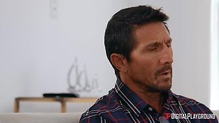 Tommy Gunn's Vacation Fantasy Sparks Threesome Bedroom Bliss