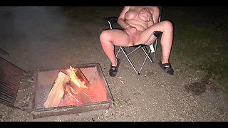 Wife Fucked All Weekend at Camp Outside, in the Locker Room and Watched Masturbating