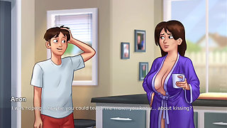 Debbie Finally Kissed Anon - Summer Time Saga Gameplay