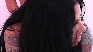 Busty MILF Jenevieve Hexxx Loves to Suck Cock and Swallow Cum!