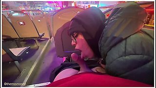 Public Pov: Risky Blowjob On Nyc Tour Bus