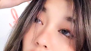 Close up Asian sex scene with cunt around her dick