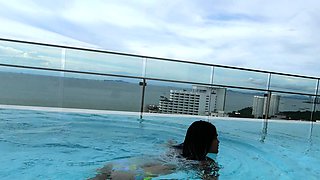 Bubble butt Thai teen fucked hard doggy