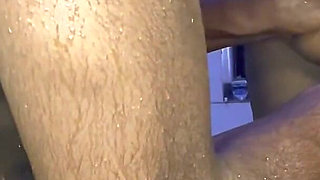 Lactating Stepmom Being Fucked Hard in the Washroom