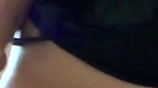 Cougar big tit stepmom tells stepson how to jack off