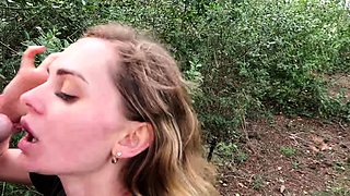 Shemale Tranny Sucks Dildo Blowjob