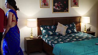 Hot Indian wife sneaks around for a secret affair filled