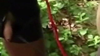 2 Slaves on the leash