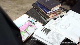 Older educator treats her fabulous schoolgirl properly