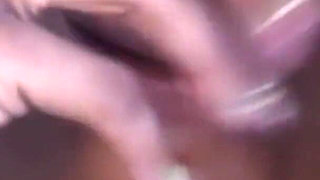 Black Cheerleader Has a Big Hard Cock for Her Wet Pussy