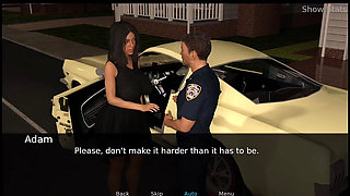 Project hot wife - Touching my boobs in the office