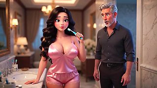 Hot Blonde Teen Gets Thanked By Rich Stepdad For Everything He Did
