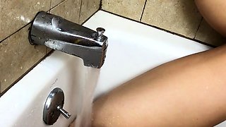 Amateur striptease and Solo masturbation