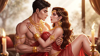 Soft Candle Light Mein Desi Wife Ki Intimate Night - White Saree Mein Husband Ke Saath Full Embrace Sex