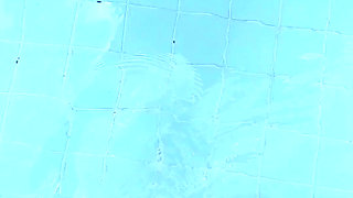 White Nails + Pool = Video for You Lol