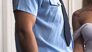 Blonde Slut Gets Double Penetrated and Fucked Hard by Two Guys