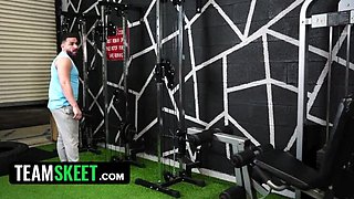 Mila Milkshake Adores Gym Workouts, Showcasing Her Curvy Figure & Generous Booty - TeamSkeet