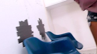 Vixenx Sexy teen gives black guy with big cock blowjob
