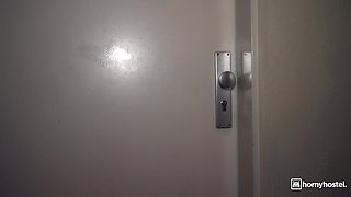 Mr Big Fat Dick Tempts Blonde in Hostel Frenzy