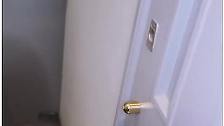 Japanese College Couple Secretly Has Sex In The Toilet