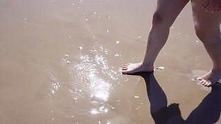 Flashing My Tits at the Nude Beach