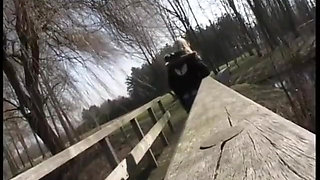 Blonde, Shy and Exposed by Nasty Girlfriend to Two Studs