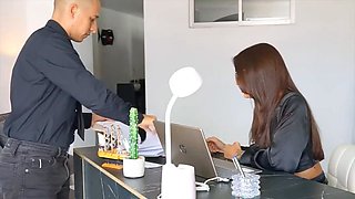 Big Ass Latina Slut Boss Fucks Her Shy Personal Assistant