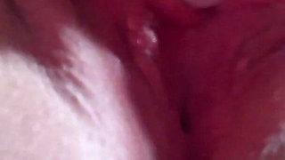 Real Clit Orgasm with Pussy Pulsating Contractions. Butterfly Pussy with Long Meaty Lips