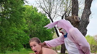 Innocent MILF Gets Fucked by BBC Easter Bunn