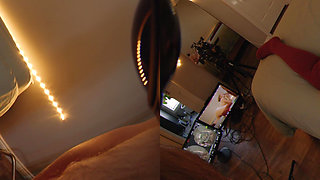 Big Butt Edging Cum in Mouth Blowjob VR