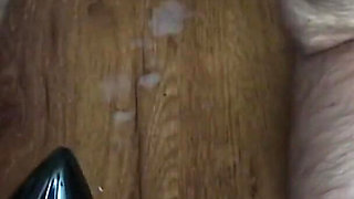 He Cums After 3 Minutes of Balls Kicking!