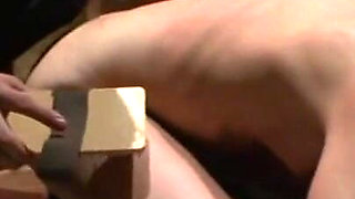 Wax play, dildo penetrated humiliating