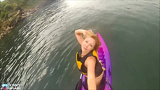 Open Water Kayak Disaster for Non Swimmer - Saved by Lifejacket
