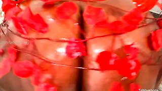 Black and round asses