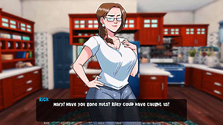 Dawn of Malice: stepmom sucks her stepson's big cock, got covered with sticky cum ep 18