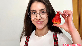 Strawberries with Shana Food Fetish