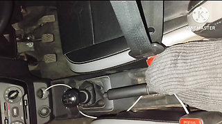 Season 167. Red saree wearing bhabhi remove her clothes in car and fuck with